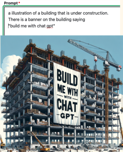 Build me with chatgpt prompt