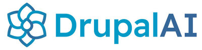 Blue ai drupal logo