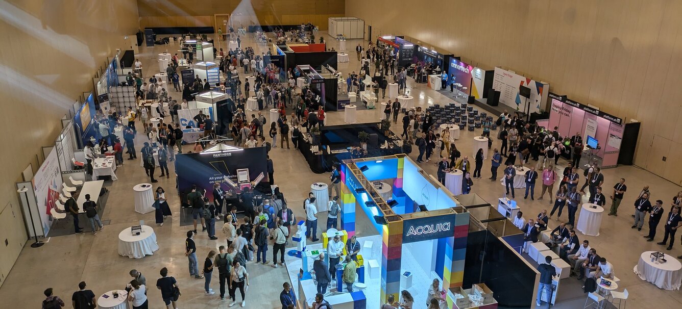 Drupalcon sponsor area