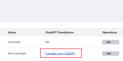 Translate in one click